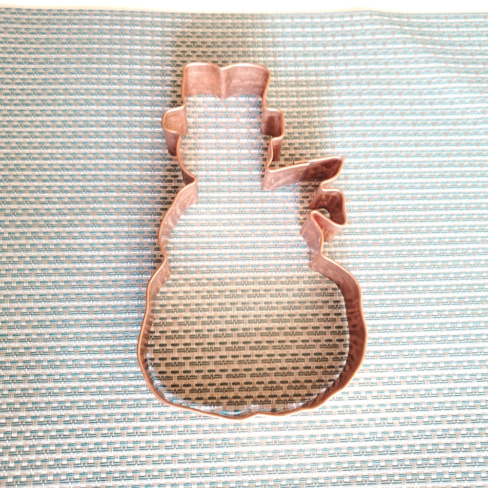 Copper Snowman Cookie Cutter